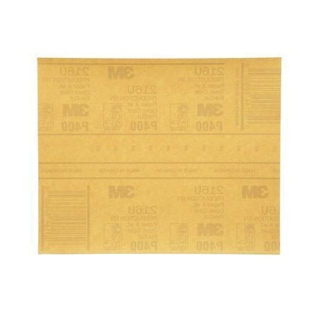 3M 3M Production Resinite Gold Sheet, 02539, 9 in x 11 in, P400A, 50PK 7000118278
